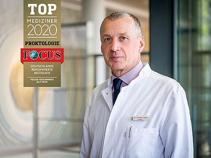 Dr. Thorsten Jacobi, Chefarzt der Klinik für Viszeralchirurgie/Proktologie